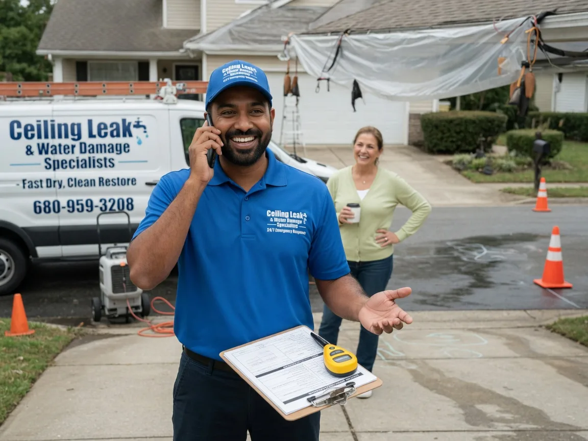 Ceiling Leak Cleanup North, VA FAQs